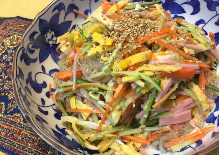 Easiest Way to Make Yummy Japanese Harusame Noodle Salad