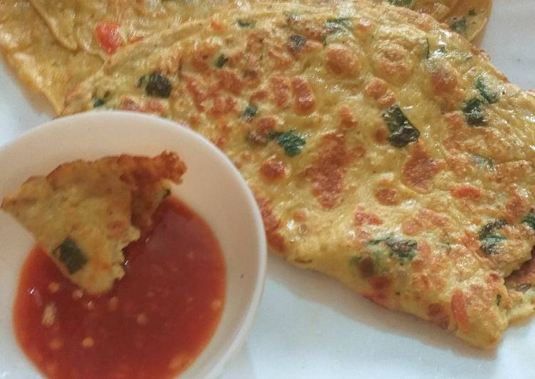 Easiest Way to Make Speedy Egg veg paratha (pancakes)