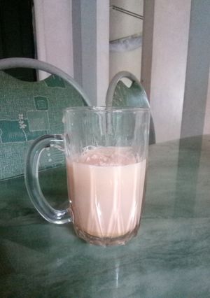 Hình của món Trà sữa không trân châu.
