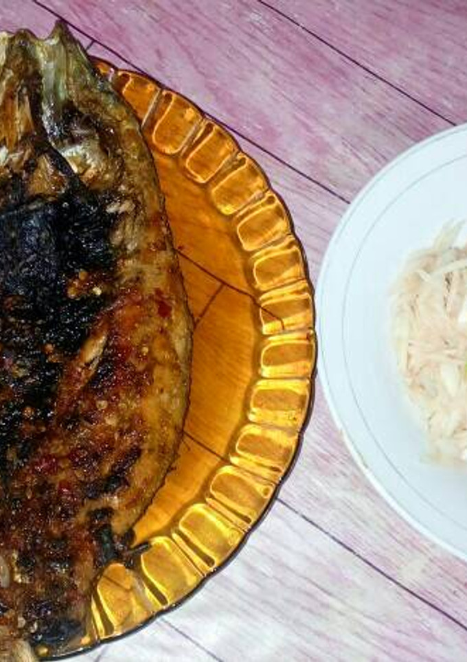 Foto resep Ikan Bandeng bakar pedasss
