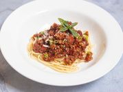 A picture of pork and beef mince bolognese