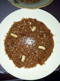 صورة لوصفة حلاوة الشعرية اللذيذة 😋