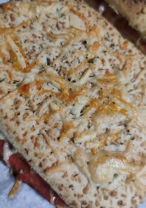 Una foto de Focaccia rellena (receta rápida)