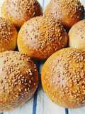Vegan burger buns