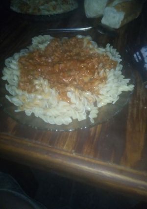 Una foto de Fideos con tuco