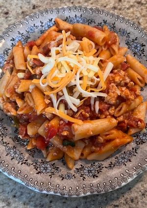 Una foto de Macarrones a mi manera
