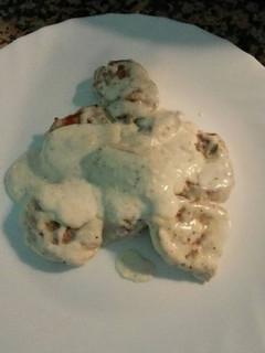 Una foto de Solomillo en salsa Roquefort