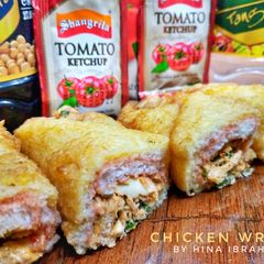 A picture of Baked Chicken Mince Roll.