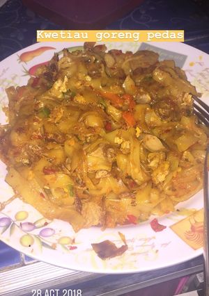 Foto resep Kwetiau goreng pedas