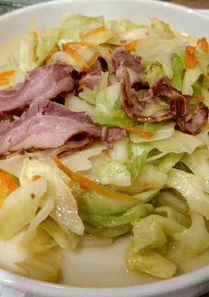 培根高麗菜 的食譜成品照片