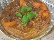 A picture of lemongrass beef