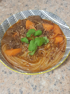 A picture of Vietnamese beef stew (Bo Kho).