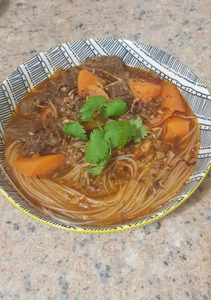 A picture of Vietnamese beef stew (Bo Kho).