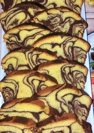 O poză a rețetei Chec cu vanilie și cacao!.