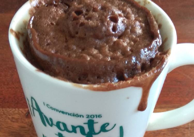 Mug Cake de chocolate a la taza