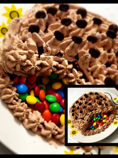 A picture of Choco cake frosting.