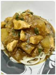 冬瓜雞肉乾麵 的食譜成品照片