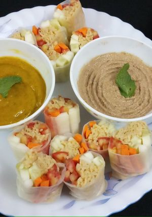 A picture of Summer Rolls.