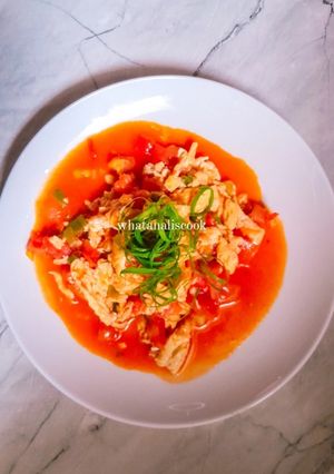 Foto resep Telur Masak Tomat