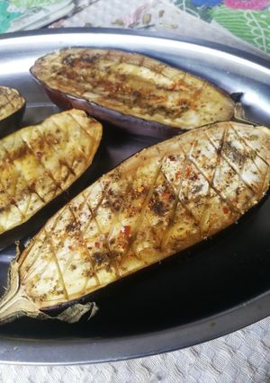 Una foto de Berenjenas horneadas