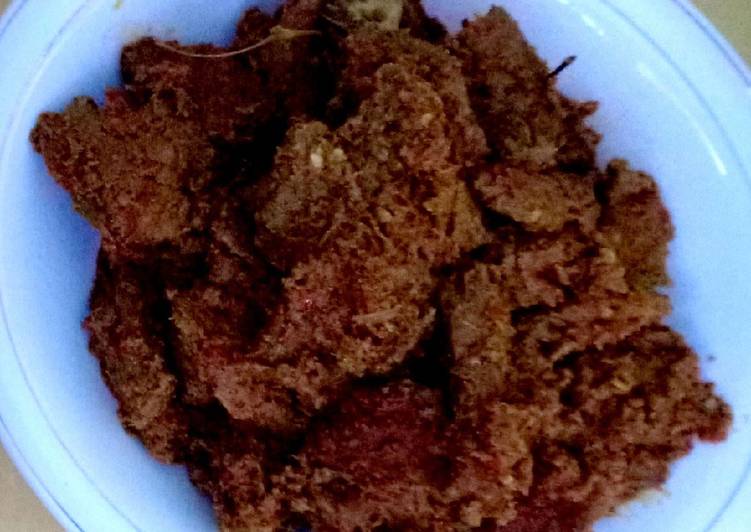 Resep Rendang daging rumahan Rasa warung Padang 😋 Anti Gagal