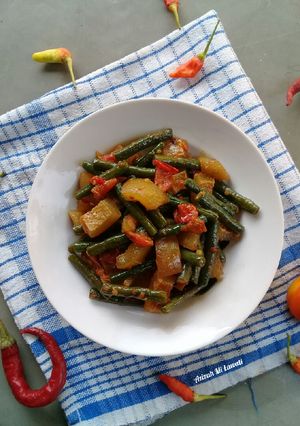 Foto resep Kacang Panjang Bumbu Tumbuk