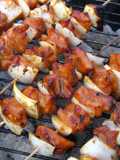 Dak Bulgogi (Korean Style Spicy Chicken) Kabobs