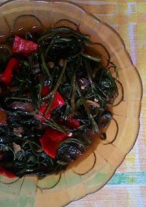 Foto resep Plecing Kangkung Terasi "non MSG"
