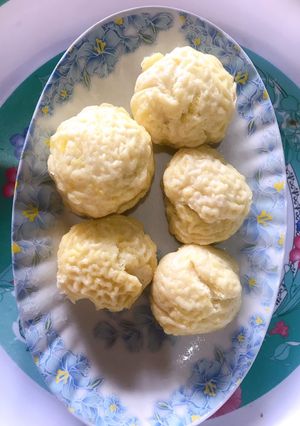 Hình của món Bánh bao khoai lang.