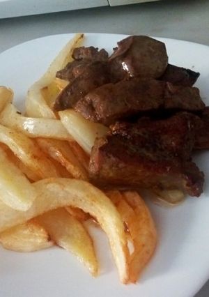 صورة لوصفة كبدة مقلية