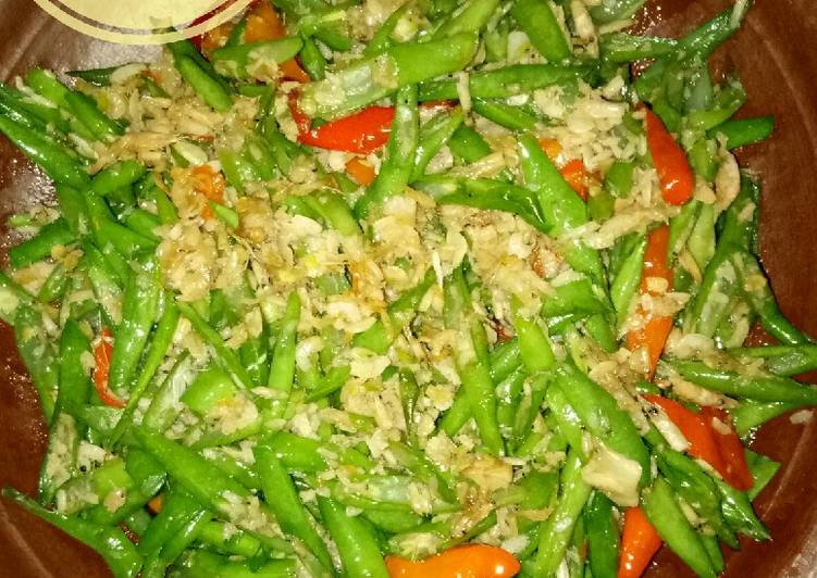 Tumis Buncis Udang Rebon