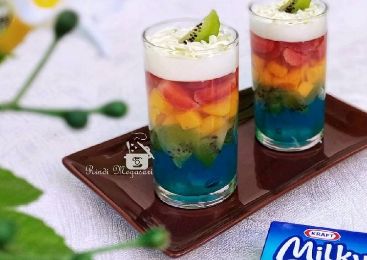 Resep 253. Salad Buah Kaca Anti Gagal