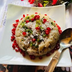 A picture of Semolina Upma.