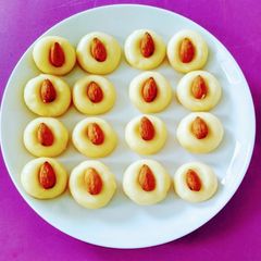 Instant Kesar milk Peda A picture of Instant Kesar milk Peda.