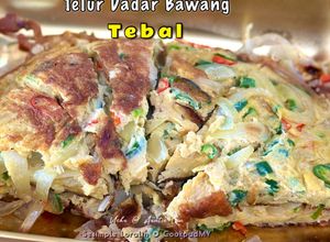 Gambar Telur Dadar Bawang (Versi Tebal)