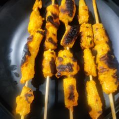 Baby corn barbecue A picture of Baby corn barbecue.