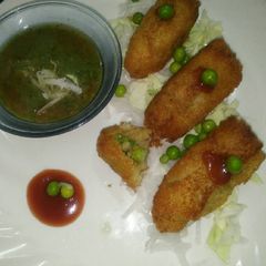 A picture of Peas cutlet.