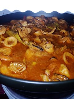 Foto resep Seafood Saus Padang