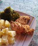 Filetillos de Pollo frito en freidora de aire