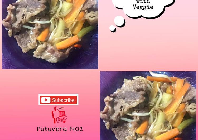 Beef Teriyaki with Veggie