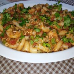 A picture of Vegetable Tomato Chicken Macaroni.