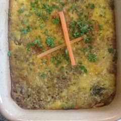 A picture of Bobotie.