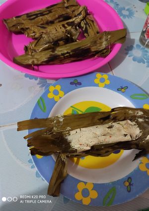 Foto resep Pepes jamur tahu putih