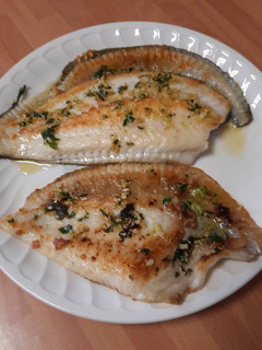 Una foto de Rodaballo a la plancha
