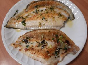Una foto de Rodaballo a la plancha
