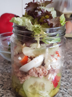 Una foto de Ensalada en Tarro