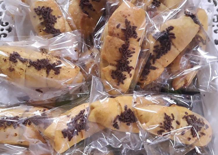 Roti pisang coklat lumer