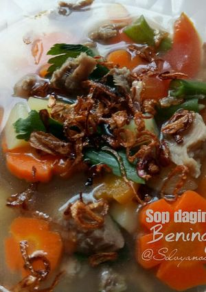Foto resep Sop daging bening