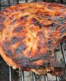 Chuleta de cerdo a la parrilla