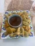 Lenger with tamarind sauce and garlic